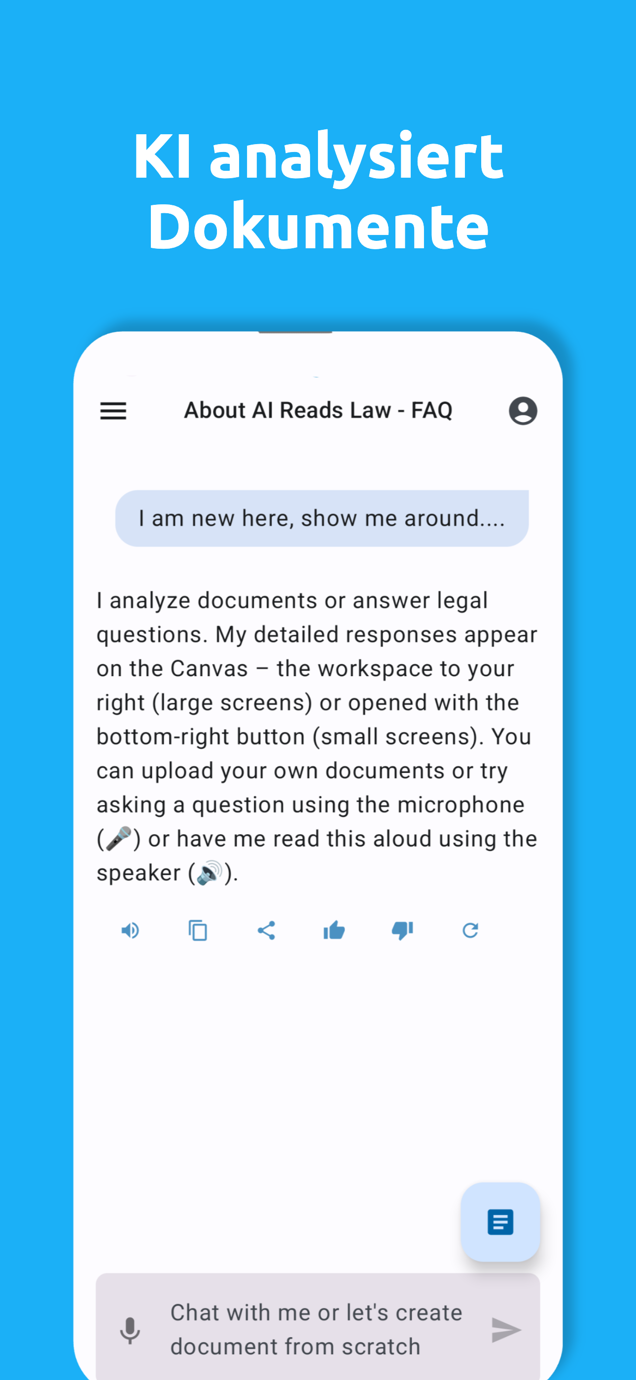 AI Reads Law App - Screenshot 2