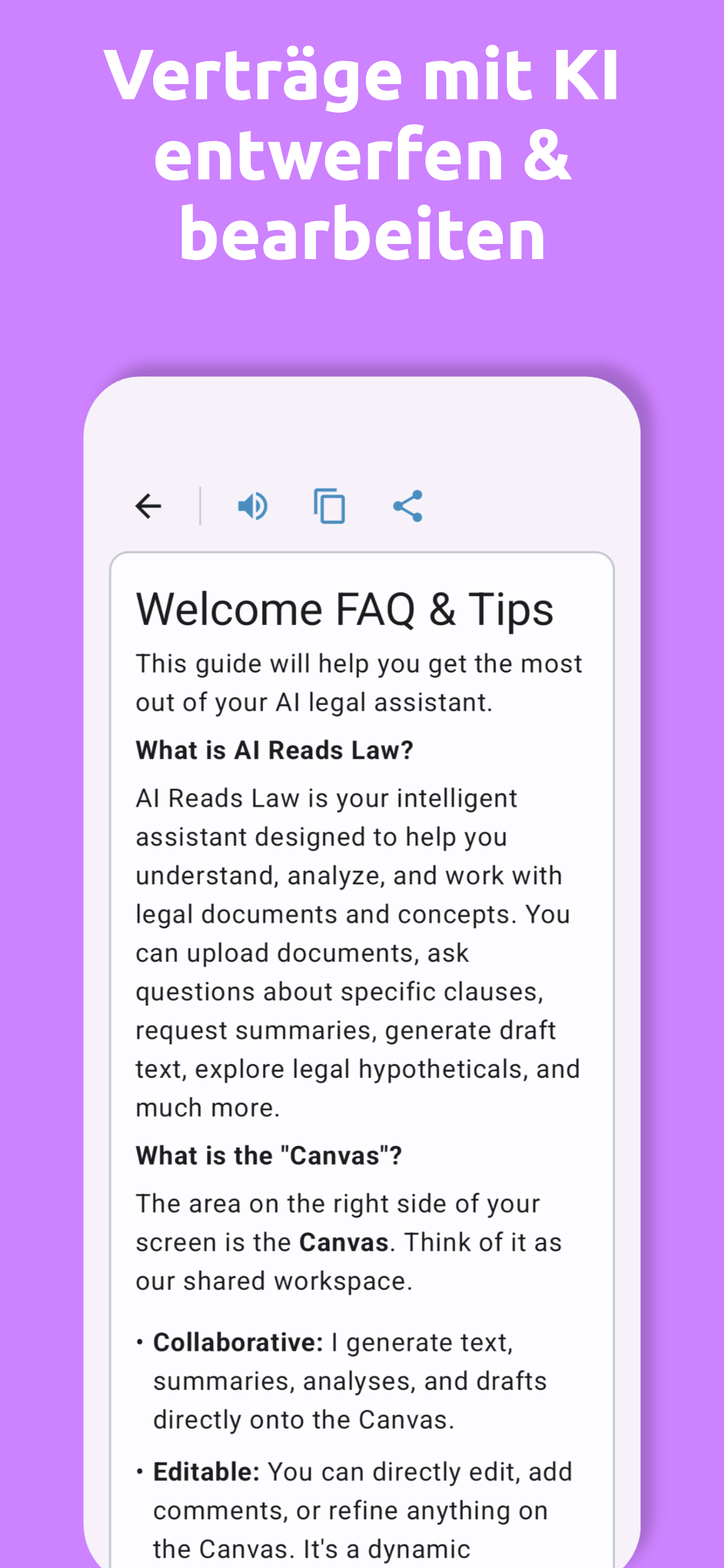 AI Reads Law App - Screenshot 3