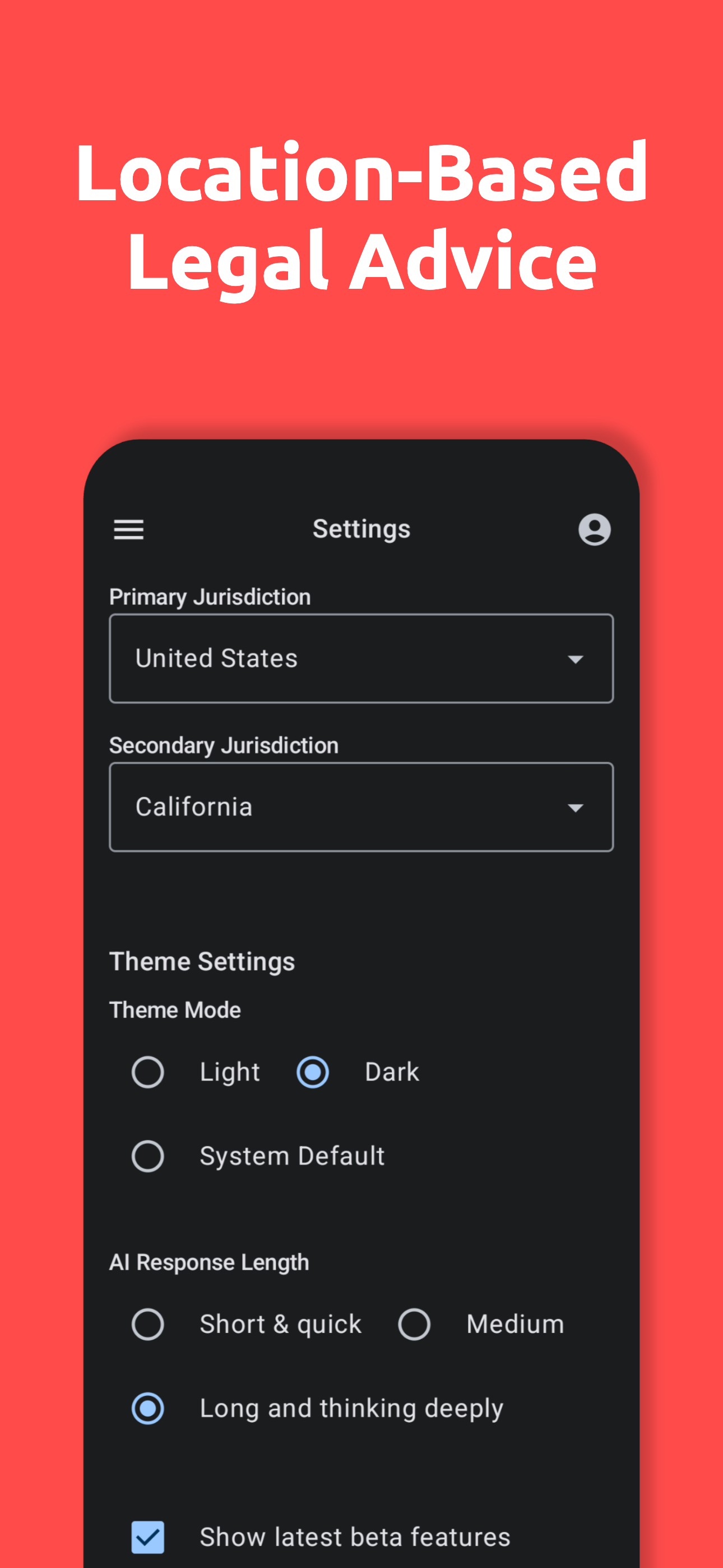 AI Reads Law App - Screenshot 5