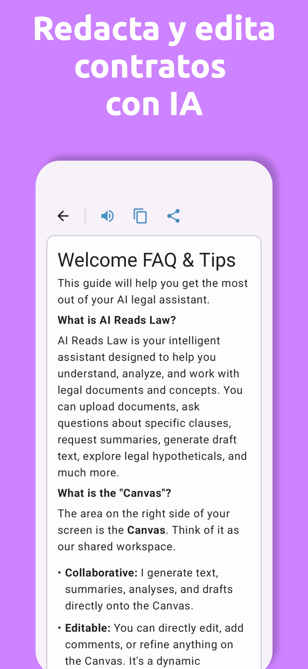 AI Reads Law App - Screenshot 3