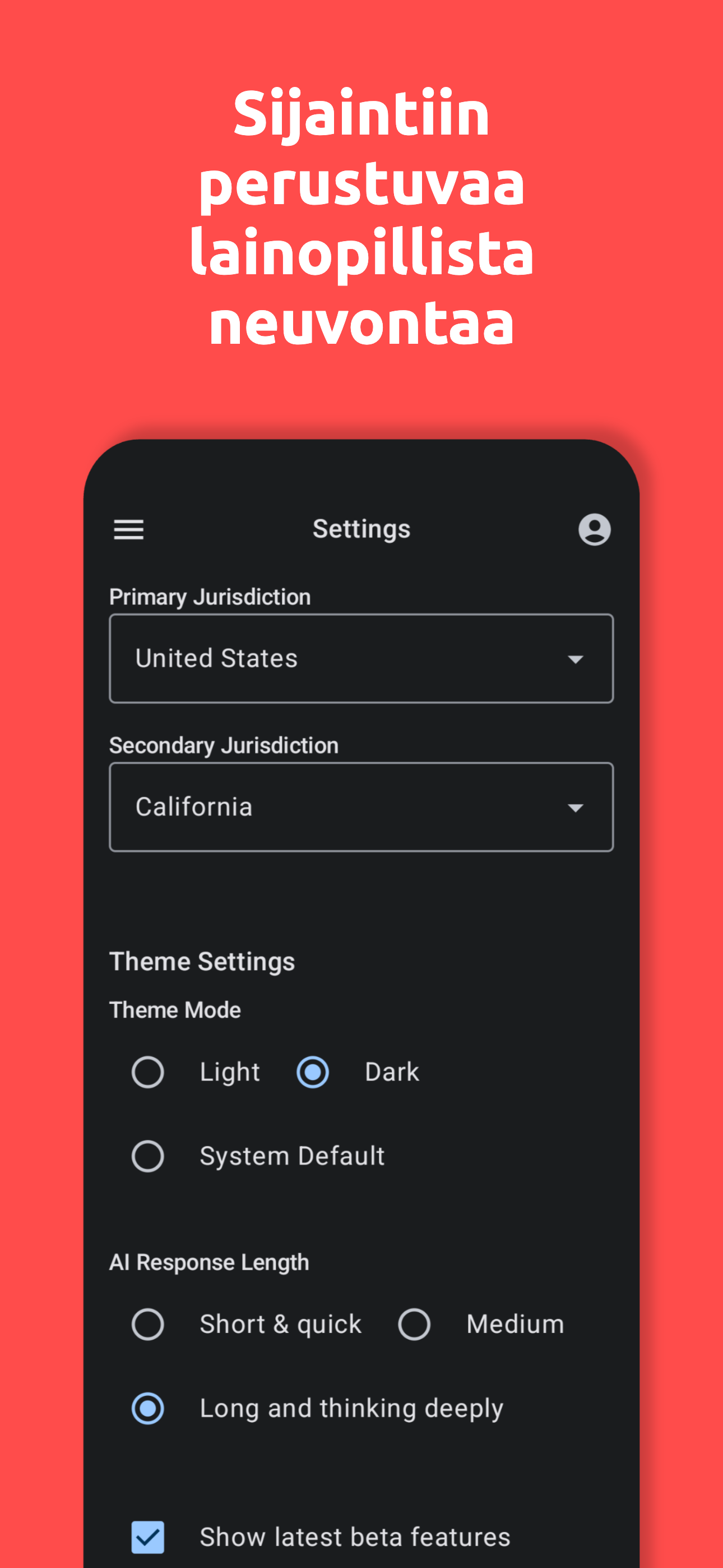 AI Reads Law App - Screenshot 5