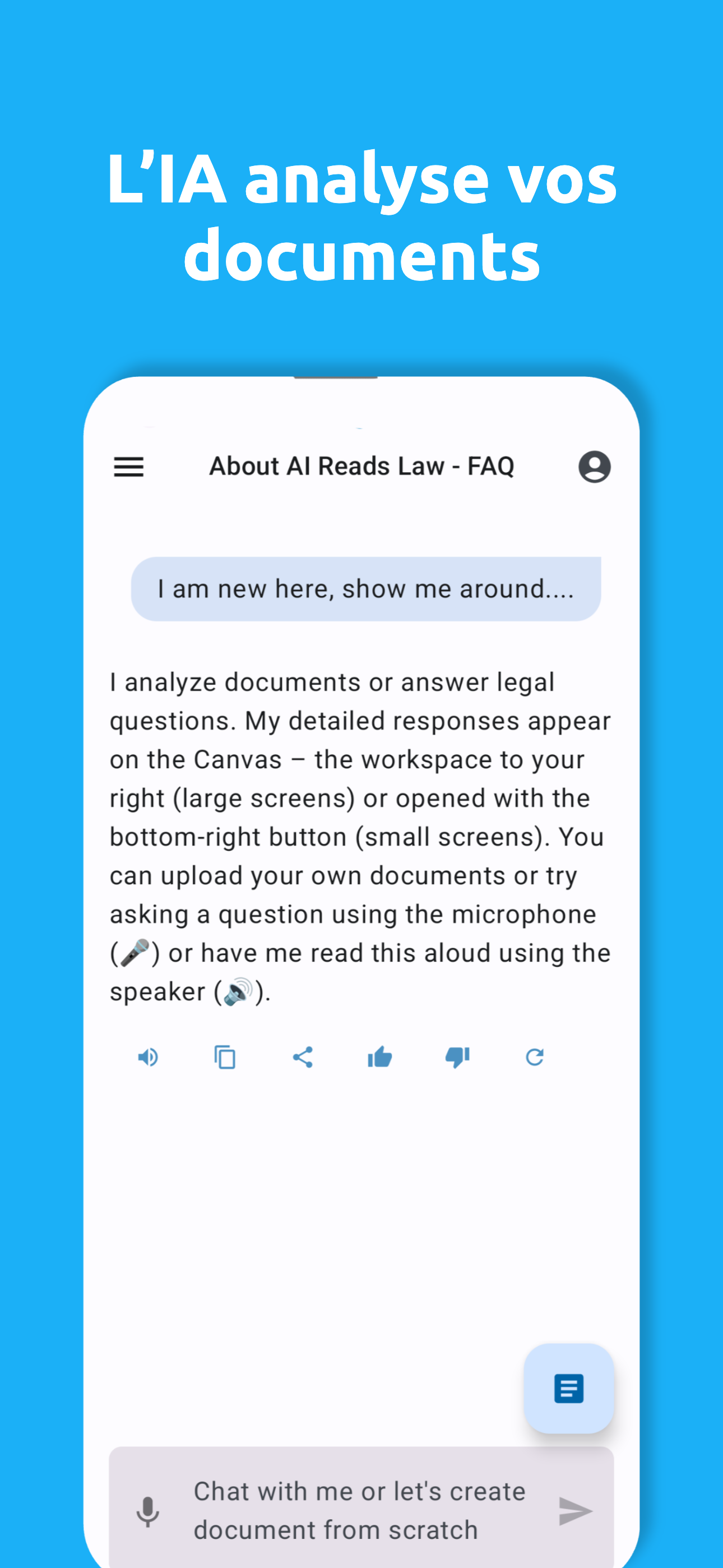 AI Reads Law App - Screenshot 2