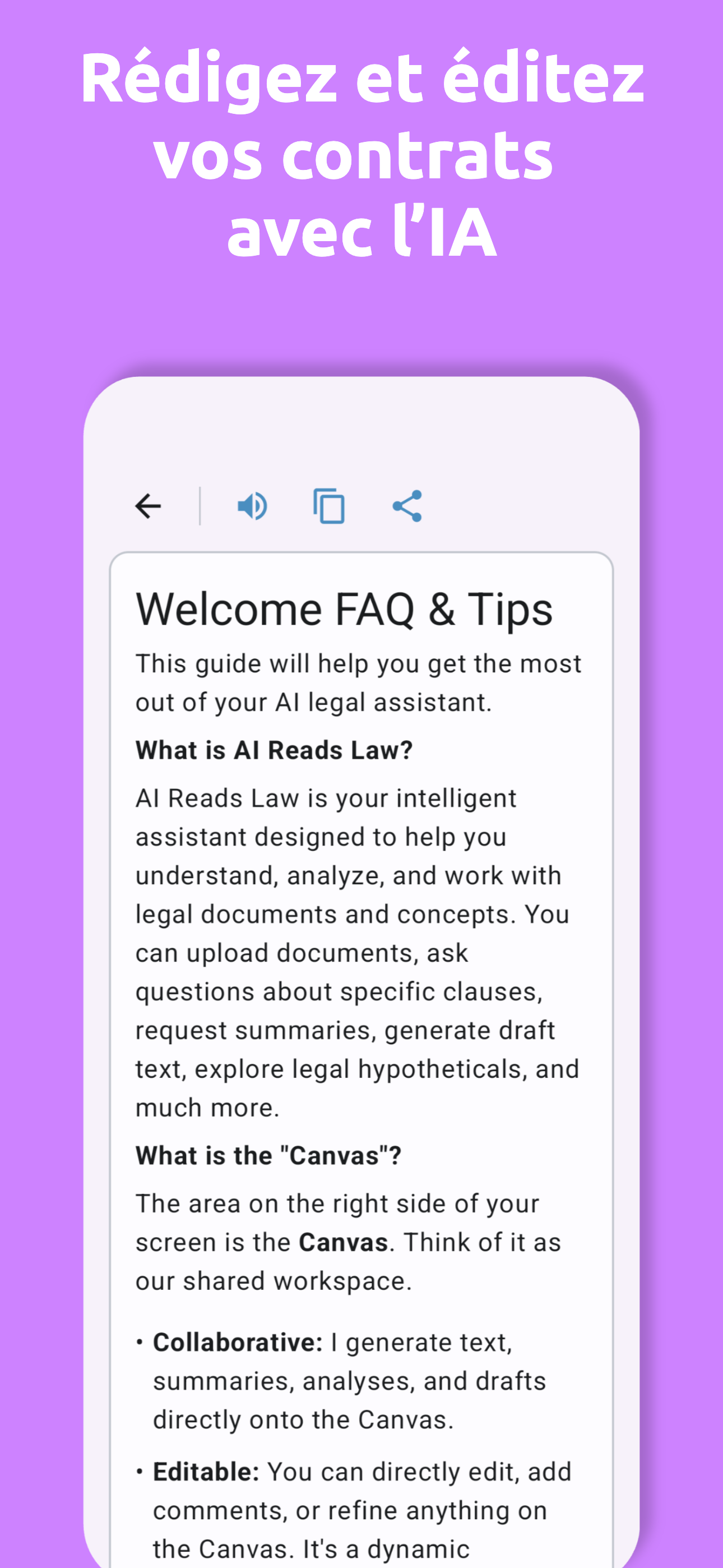 AI Reads Law App - Screenshot 3