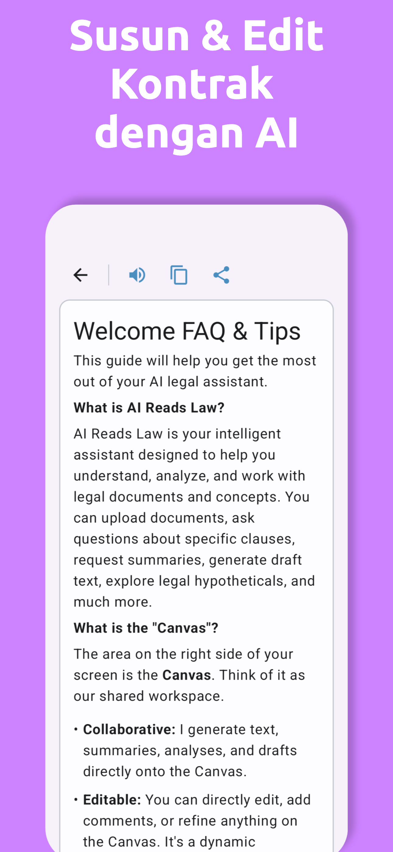 AI Reads Law App - Screenshot 3