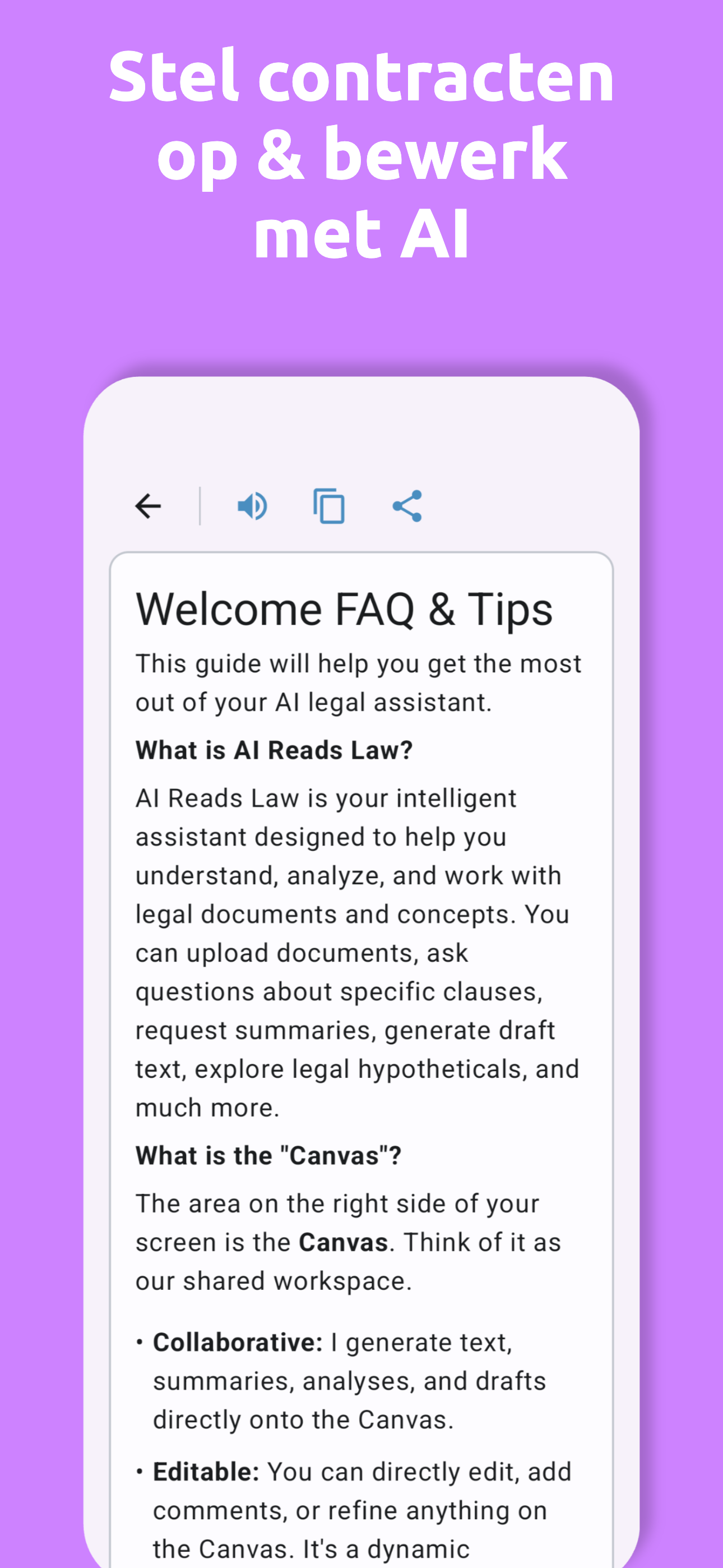 AI Reads Law App - Screenshot 3