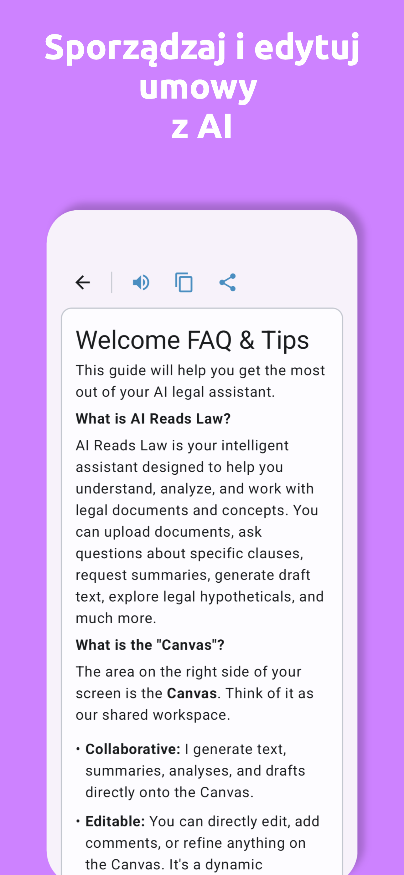 AI Reads Law App - Screenshot 3