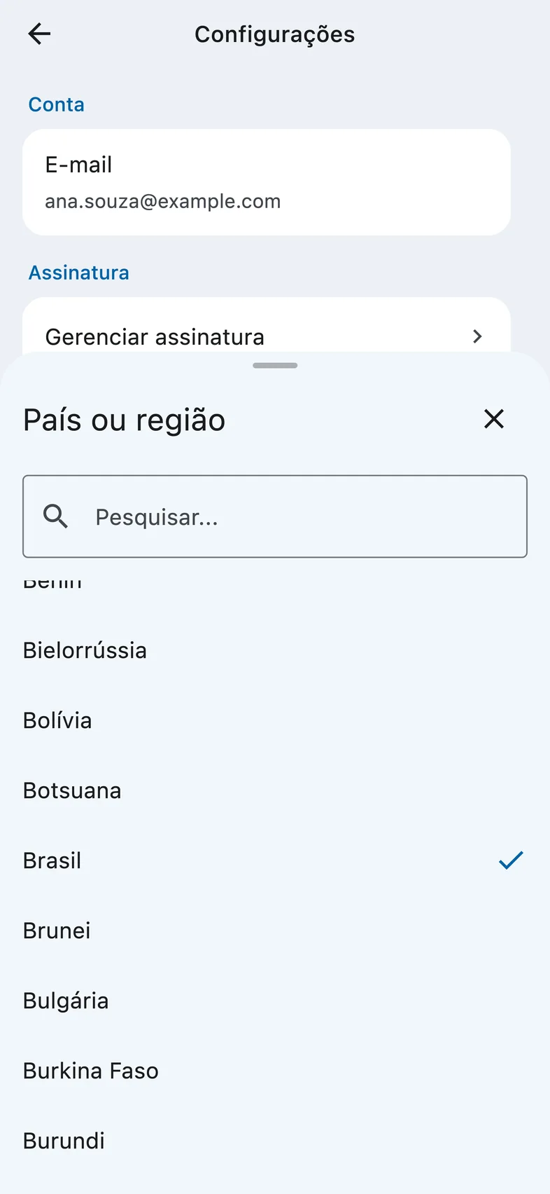 Escolha a legislação aplicável à sua situação