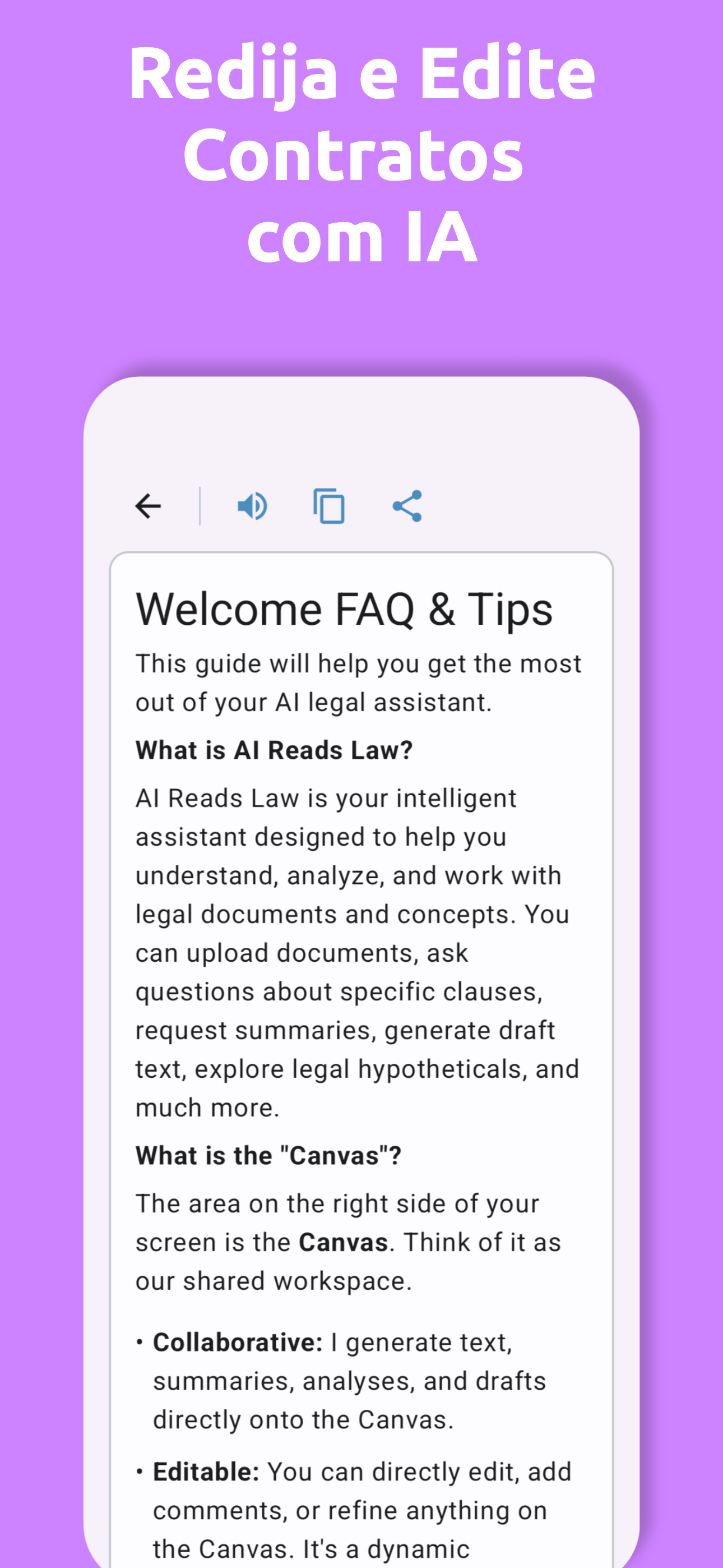 AI Reads Law App - Screenshot 3