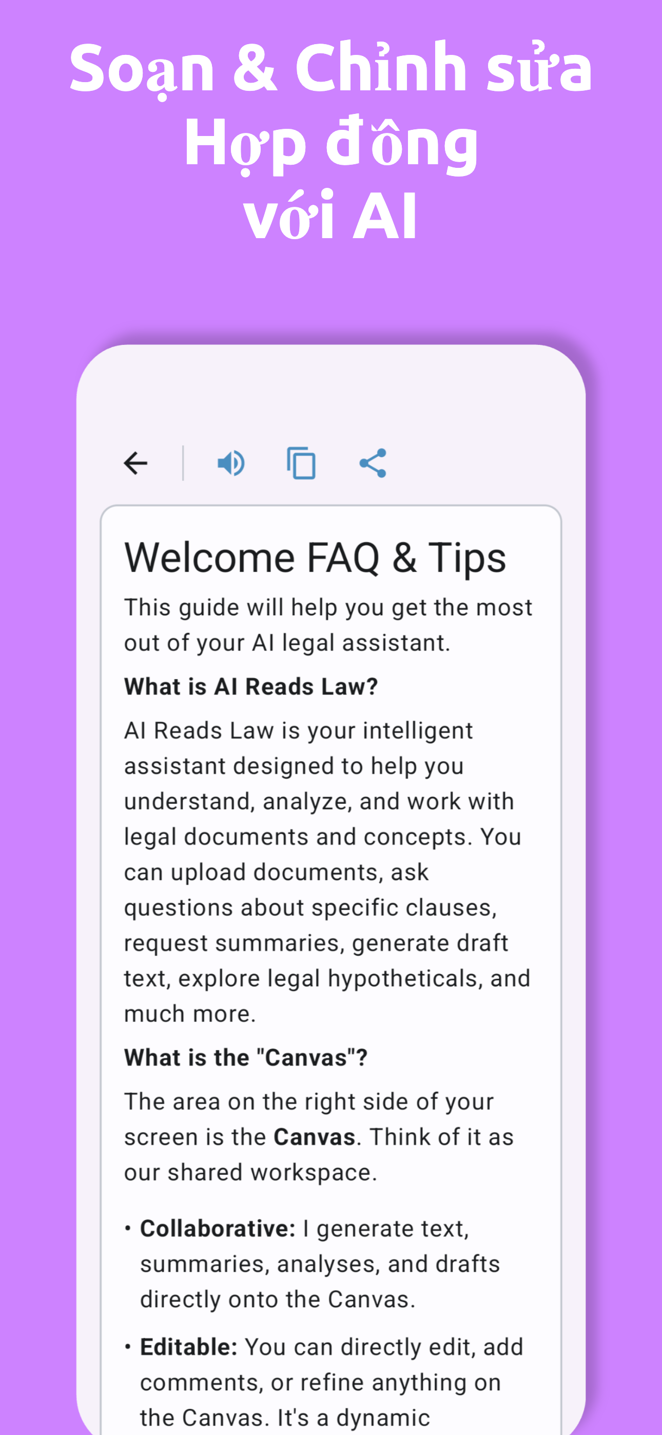 AI Reads Law App - Screenshot 3
